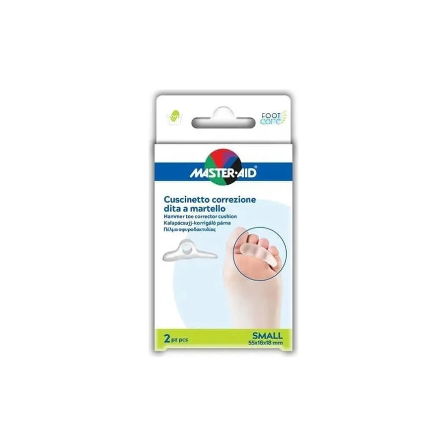 Master Aid Footcare - 2 coussinets pour corriger les orteils en marteau - taille S