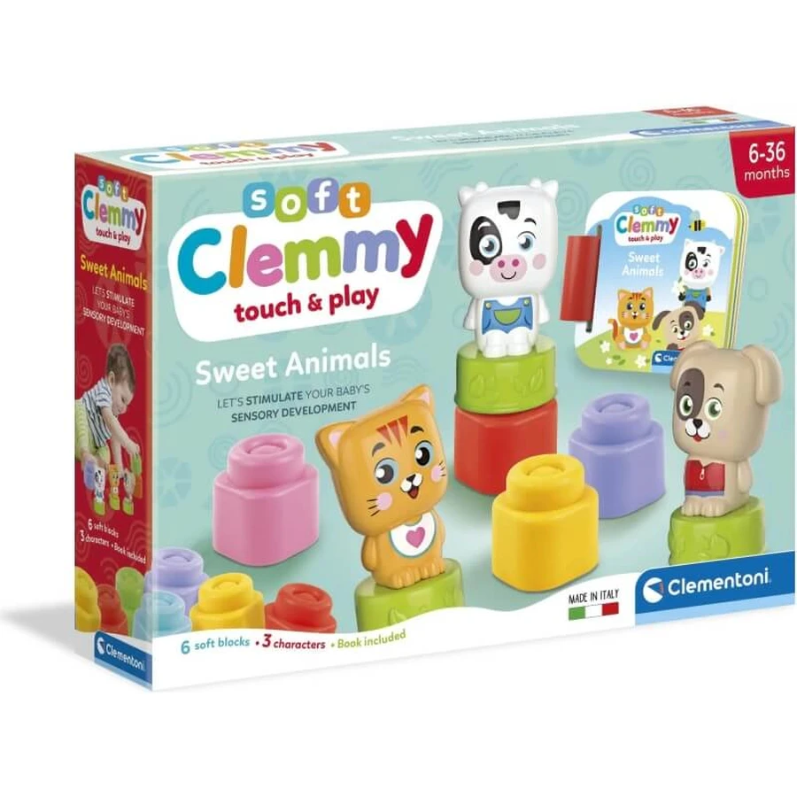 Clementoni Soft Clemmy Sweet Animals - Bouwset