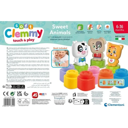 Clementoni Soft Clemmy Sweet Animals - Bouwset