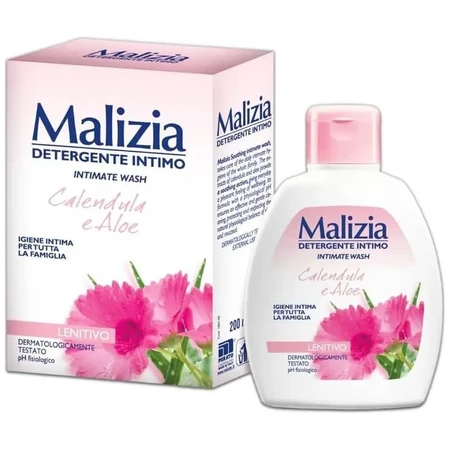 Malizia Calendula et Aloe - Nettoyant intime apaisant 200 ml