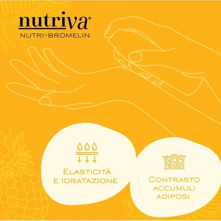 Nutriva nutri-bromelin gel pentru corp împotriva celulitei 150 ml