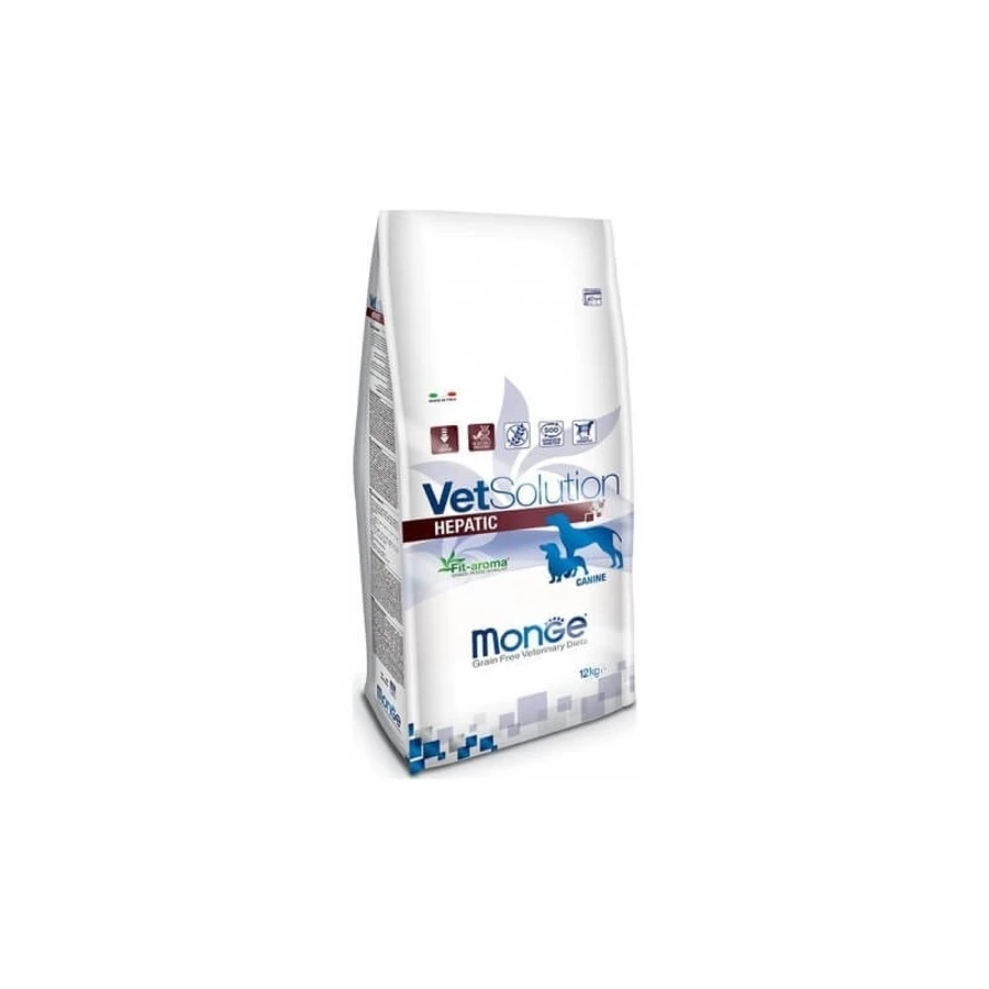Monge Vetsolution Hepatic – Trockenfutter für Hunde, 12 kg
