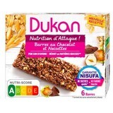 Batoane din tarate de ovaz cu ciocolata si alune, 150 g, Dukan