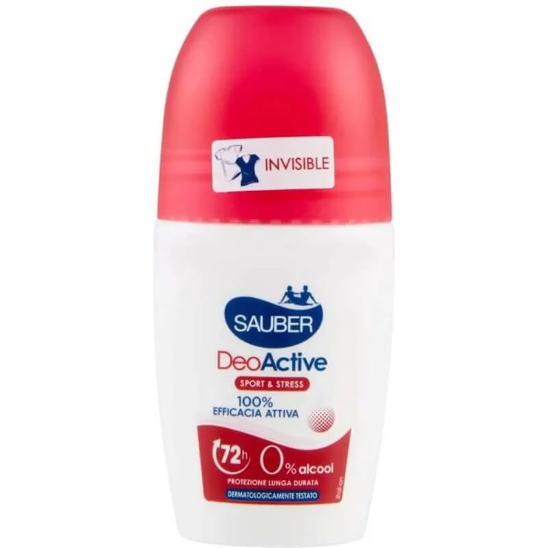 Sauber Deoactive Sport &amp; Stress - Roll-on deodorant 70 ml