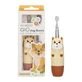 Innogio Gio Dog Brown - Sonic-tandenborstel voor kinderen met een verlichte opzetborstel