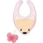 Babero Chicco Fresh - Babero rosa con mordedor