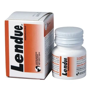 Teknofarma Lendue - 12 mebendazol-ontwormingstabletten voor honden en katten