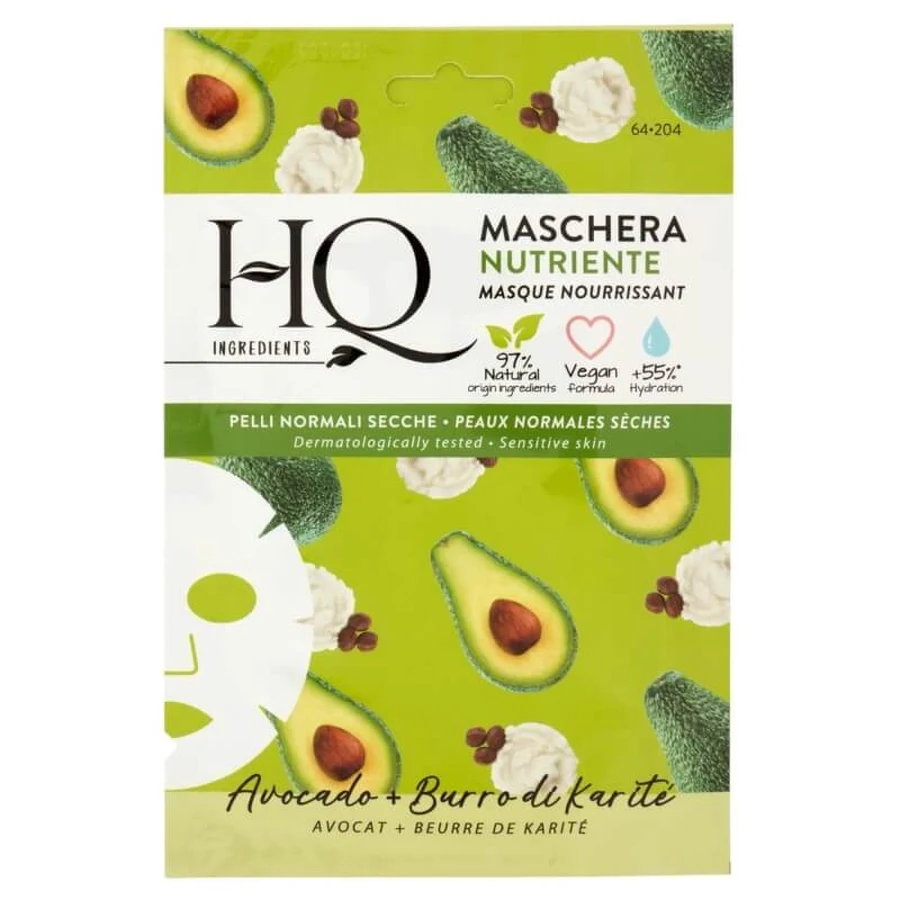 Mascarilla facial nutritiva Hq Fabric, 12 ml