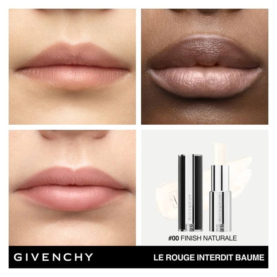 Givenchy Le rouge interdit baume - balsamo labbra idratante trasparente n. 00