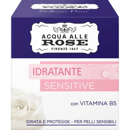 Soothing Rose Water - Moisturizing Face Cream for Sensitive Skin, 50 ml