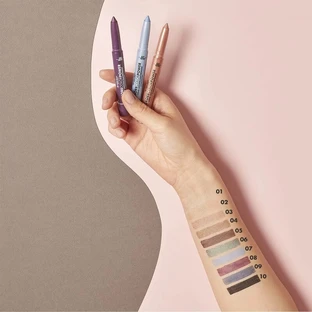 Deborah 24-Hour Color Power Eyeshadow - Eyeshadow Stick No. 10 Matte Black