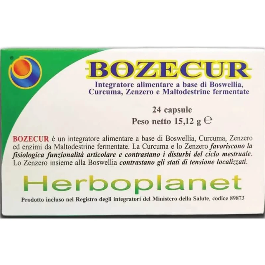 Bozecur 24 cápsulas: complemento alimenticio polivalente