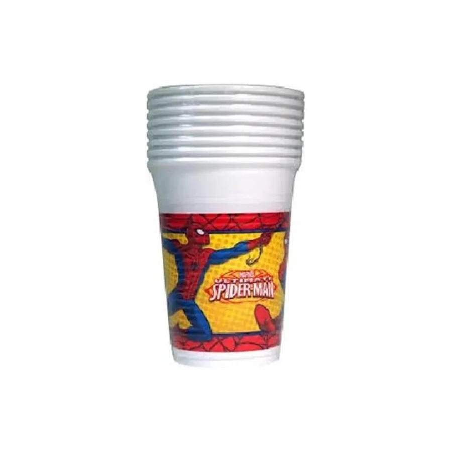 Vasos desechables Marvel de 8 unidades - Spider-Man