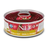 Farmina N&amp;d Quinoa Skin &amp; Coat Quail and Coconut - Dietary Food for Adult Cats with Food Intolerances, 80 g