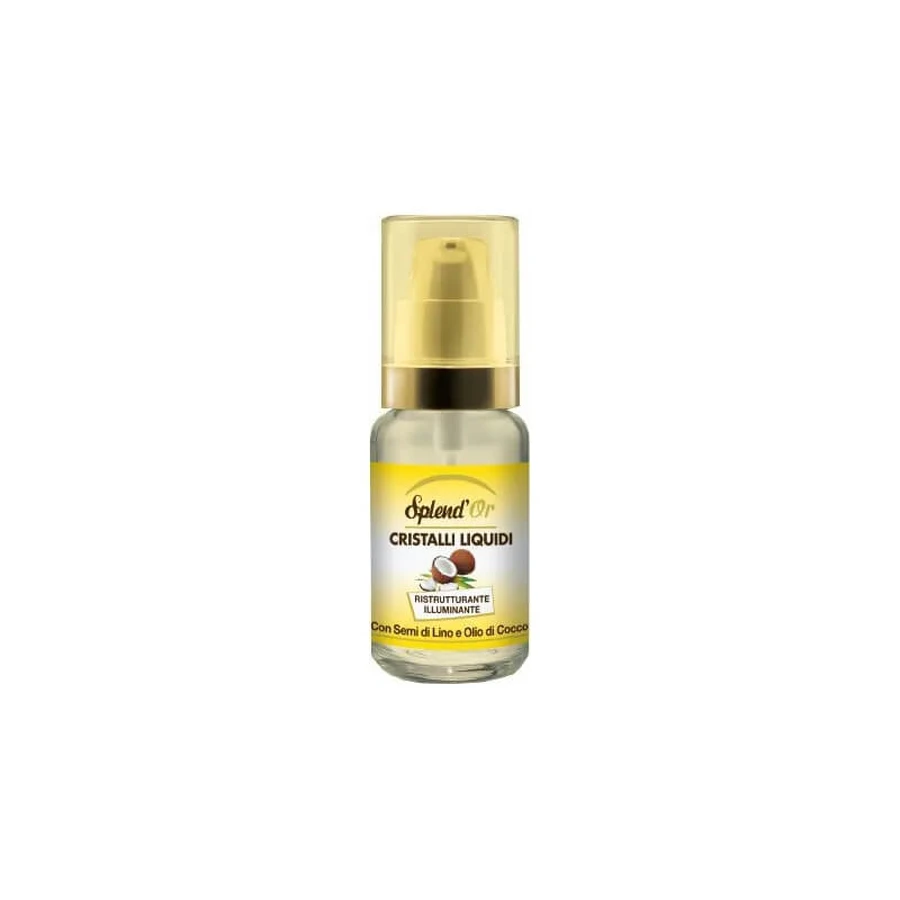 Splend of Liquid Crystals voor het haar met kokosolie, 50 ml