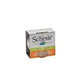 Schesir Tonnetto aux carottes dans un bouillon de cuisson - Nourriture humide pour chats adultes, 70 g
