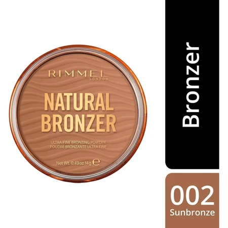 Rimmel Natural Bronzer – pudră compactă bronzantă nr. 002 Sunbronze
