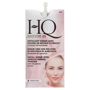 HQ Facial Scrub – delikatny peeling z proszkiem z pestek moreli, 15 ml