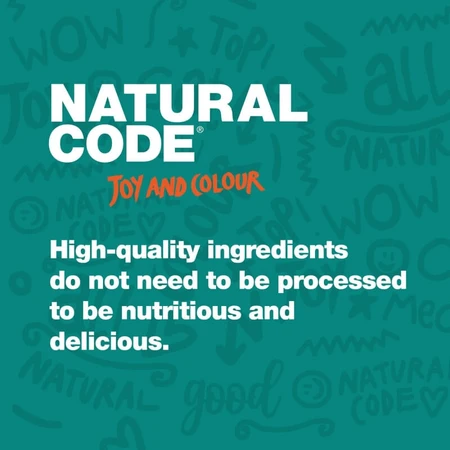Natural Code 04 Kip en tonijn - Compleet voer voor volwassen katten, 85 g