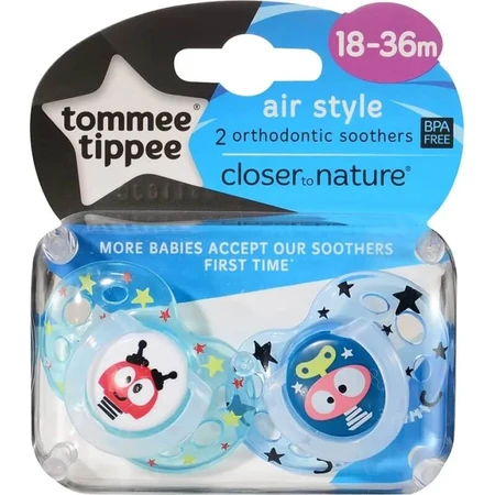 Tommee Tippee Fun Style – 2 smoczki, 18–36 m: ceny i cechy