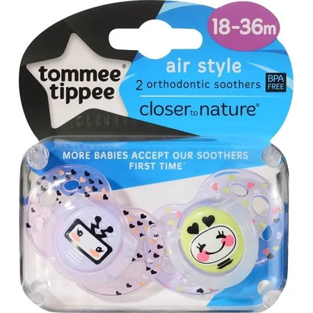 Tommee Tippee Fun Style – 2 smoczki, 18–36 m: ceny i cechy