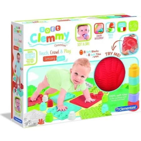 Clementoni Soft Clemmy – zestaw sensoryczny dla dzieci (nowy model): ceny i cechy