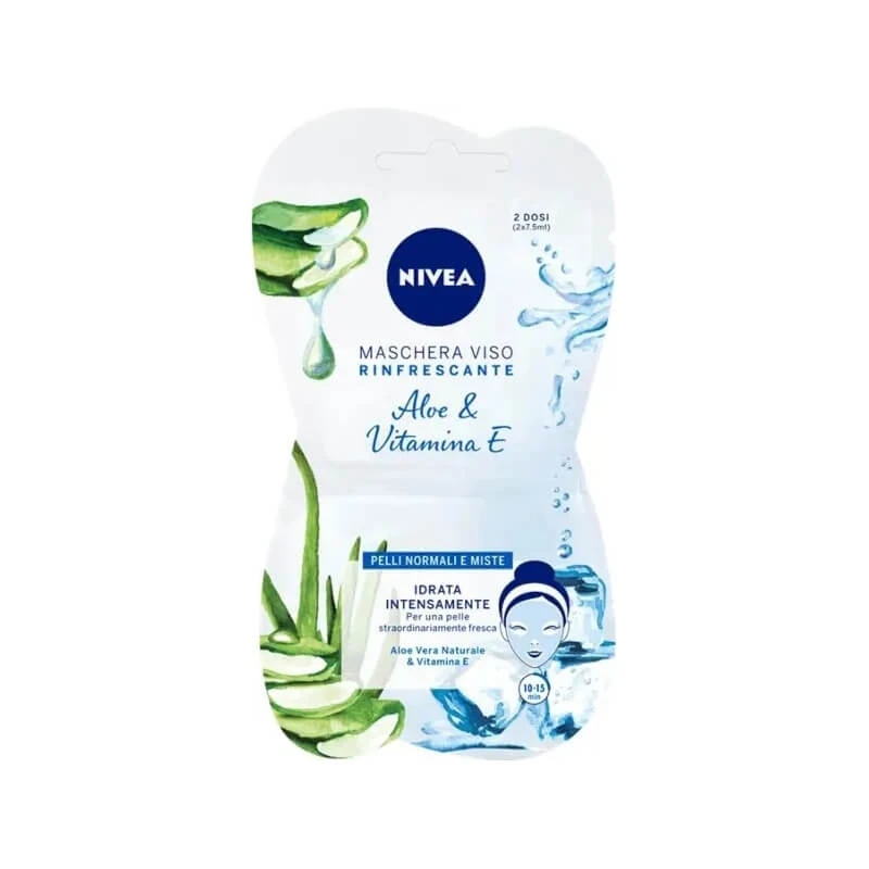 Nivea hydraterend en verfrissend gezichtsmasker, 15 ml