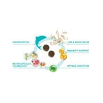Forza10 Forza 10 Medium Fish Diet - Aliment complet pour chiens adultes souffrant d'intolérances alimentaires, 1,5 kg
