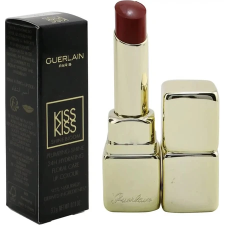 Guerlain KissKiss Shine Bloom – ruj strălucitor nr. 739 Cherry Kiss