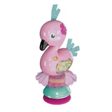 Clementoni Fancy Flamingo - Flamingo-shaped rattle with melodies and colorful balls