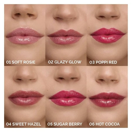Veralab Overskin Click 'n' Kiss – Leuchtender Lippenstift mit Balm-Effekt Nr. 04 Sweet Hazel