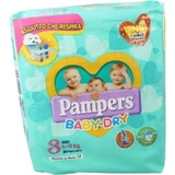 Pampers Baby-Dry 3 Midi 4–9 kg, 20 pañales