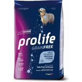 Prolife Cane Sin Cereales para Perros Adultos con Estómago Sensible, con patata y boniato - Pienso completo para perros de tamaño mediano a grande, 10 kg