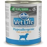 Farmina Vet Life Hypoallergenic Fish and Potatoes - Pienso hipoalergénico para perros con intolerancias alimentarias, 300 g