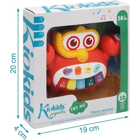 Kiokids Klavier in Krabbenform