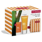 Clarins Anti-Aging Zonnebeschermingsroutine - Zonnebrandcrème voor het lichaam SPF 30 75 ml + Zonnebrandstick SPF 50 + Etui