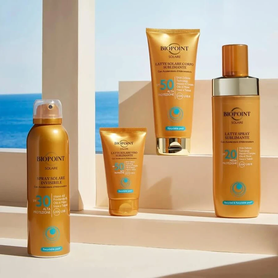 Biopoint Crema solare 30 spf latte corpo protezione alta 200 ml