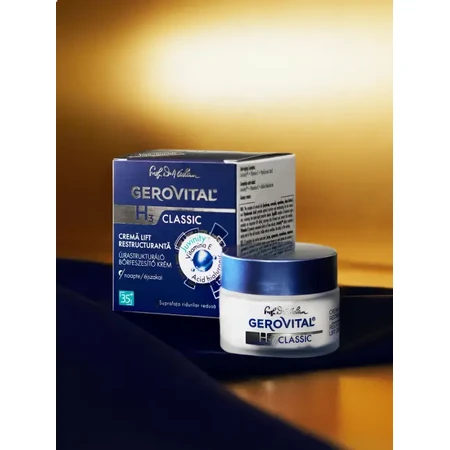 Gerovital H3 Classic vochtinbrengende nachtcrème, 50 ml, Farmec
