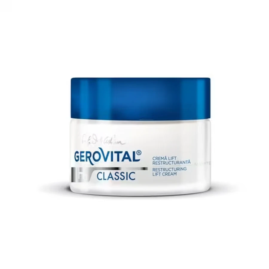 Gerovital H3 Classic vochtinbrengende nachtcrème, 50 ml, Farmec
