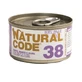 Natural Code 38 ton, carne de vită și măsline – hrană complementară pentru pisici adulte, 85 g