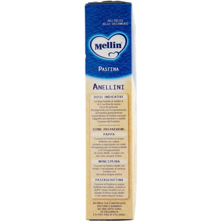 Pâtes Anellini Mellin pour enfants, 320 g