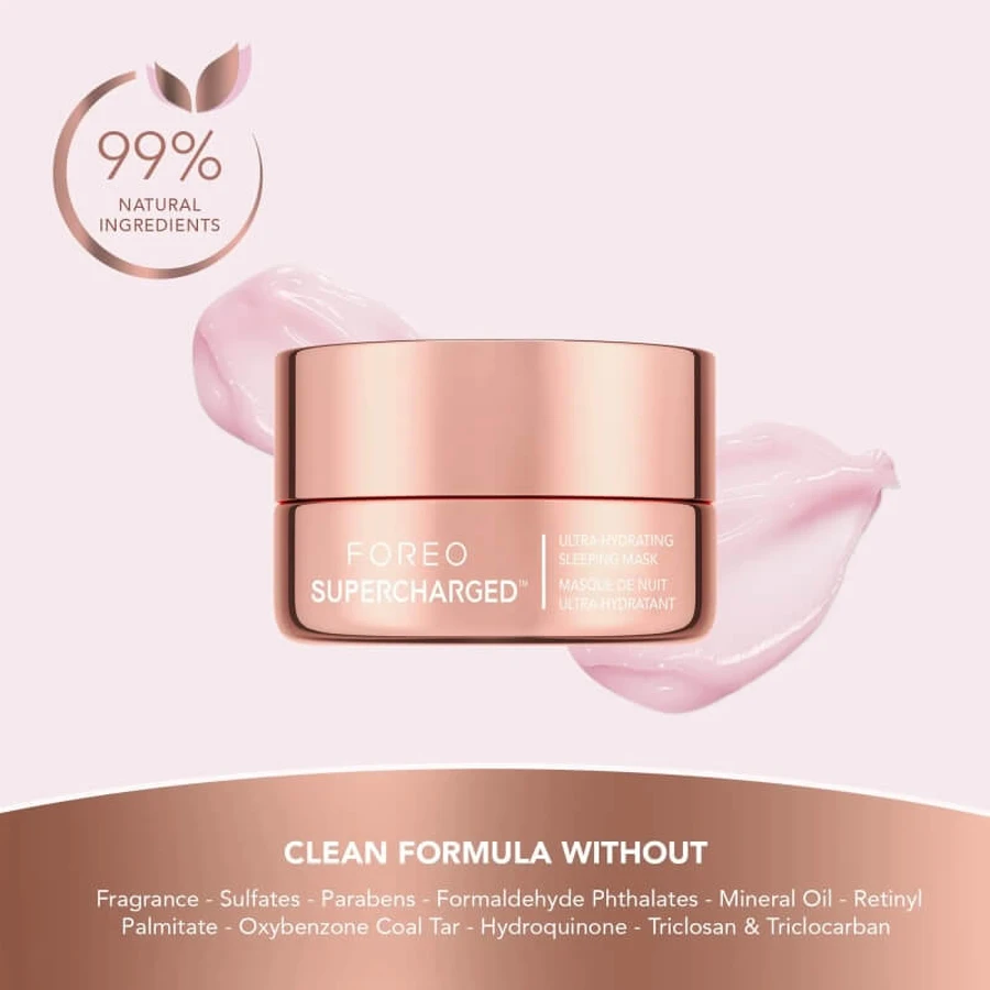 Foreo Supercharged – Ultra-feuchtigkeitsspendende Nachtmaske 75 ml