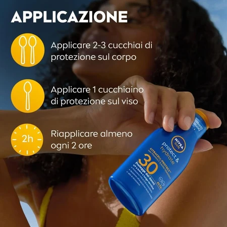 Nivea Protect &amp; Hydrate SPF 30 - Travel-Size Sunscreen Lotion, 200 ml