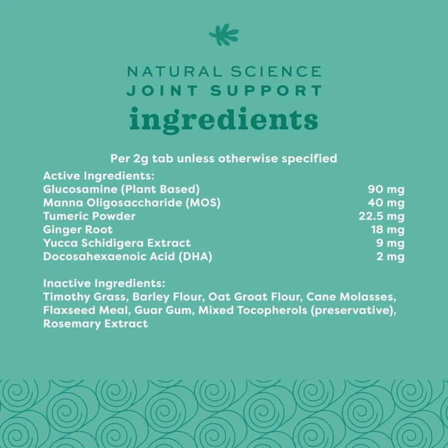 Oxbow Natural Science Joint Support - Complemento alimenticio para las articulaciones de animales pequeños, 120 g