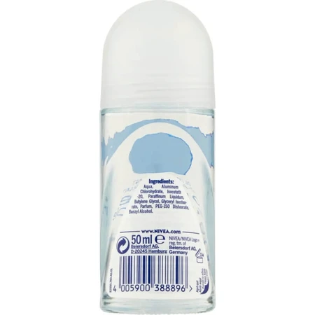 Nivea Pure Invisible - Roll-on deodorant, 50 ml