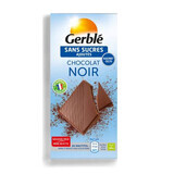 Chocolat noir diététique à faible teneur en glucides, 80 g, Gerble