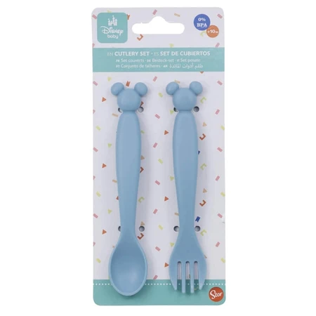 Disney Baby Mickey – 2-teiliges Besteckset aus Kunststoff