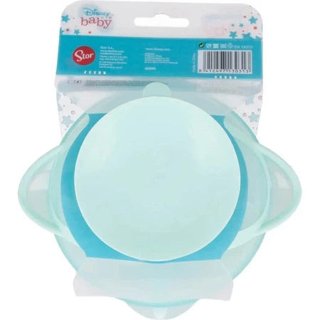 Stor Disney Baby Mickey – farfurie cu ventuză, capac și lingură