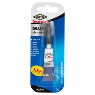 Bostik Super Glue - Adhesivo líquido instantáneo de secado ultrarrápido para múltiples superficies, 3 g