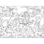 Lisciani Maxi Double-Sided Puzzle, 60 Pieces, Snow White 46577